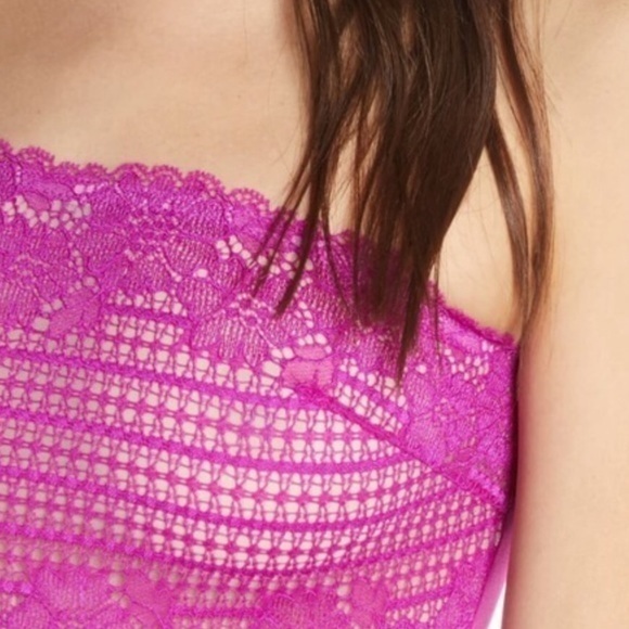 Free People Camilla Bandeau Orchid Purple Small NEW - Picture 3 of 6